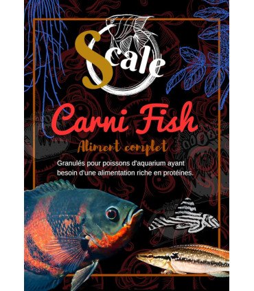 Scale Carni fish - Nourriture spéciale pour poissons prédateurs
